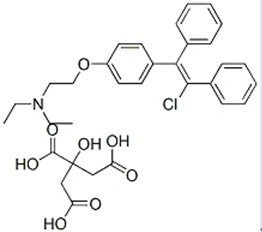 Цитрат Clomiphine порошка стероидов Анти--Эстрогена Clomphid сырцовый